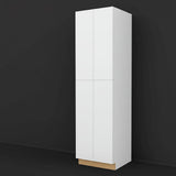 Hampton Bay Designer Series Edgeley Pantry Kitchen Cabinet in White