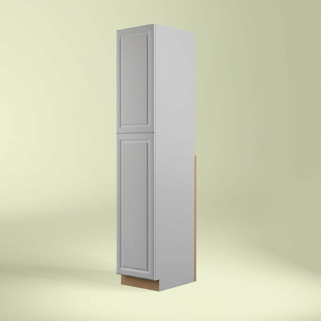 Hampton Bay Designer Series Elgin Pantry Cabinet in Heron Gray