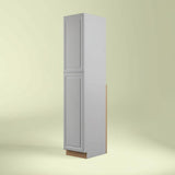 Hampton Bay Designer Series Elgin Pantry Cabinet in Heron Gray