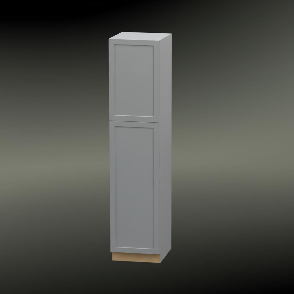 Hampton Bay Designer Series Melvern Storm Gray Shaker Assembled Pantry Kitchen Cabinet