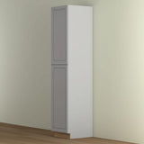 Hampton Bay Designer Series Elgin Pantry Cabinet in Heron Gray