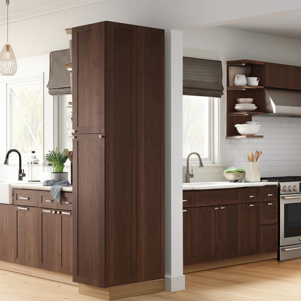 Hampton Bay Designer Series Soleste Pantry Cabinet in Spice