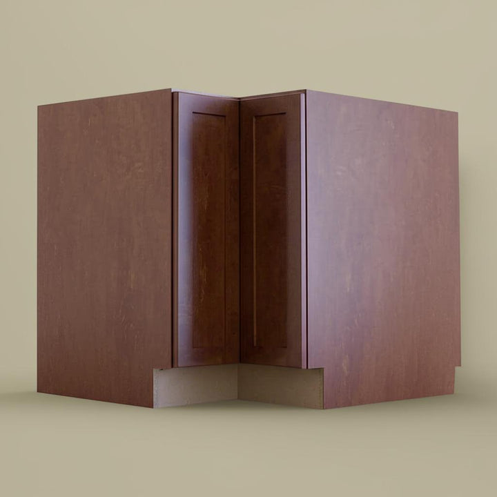 Hampton Bay Designer Series Soleste EZ Reach Corner Base Kitchen Cabinet in Spice