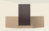 Hampton Bay Shaker 36" Java Corner Sink Base Cabinet - Ready to Assemble
