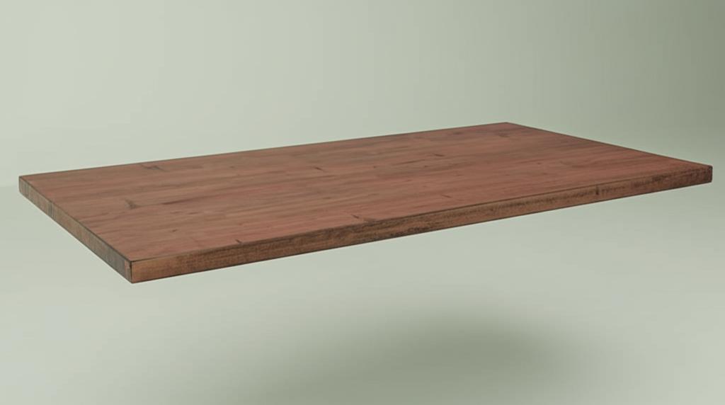 Hampton Bay Distressed Eucalyptus Butcher Block Countertop with Live Edge