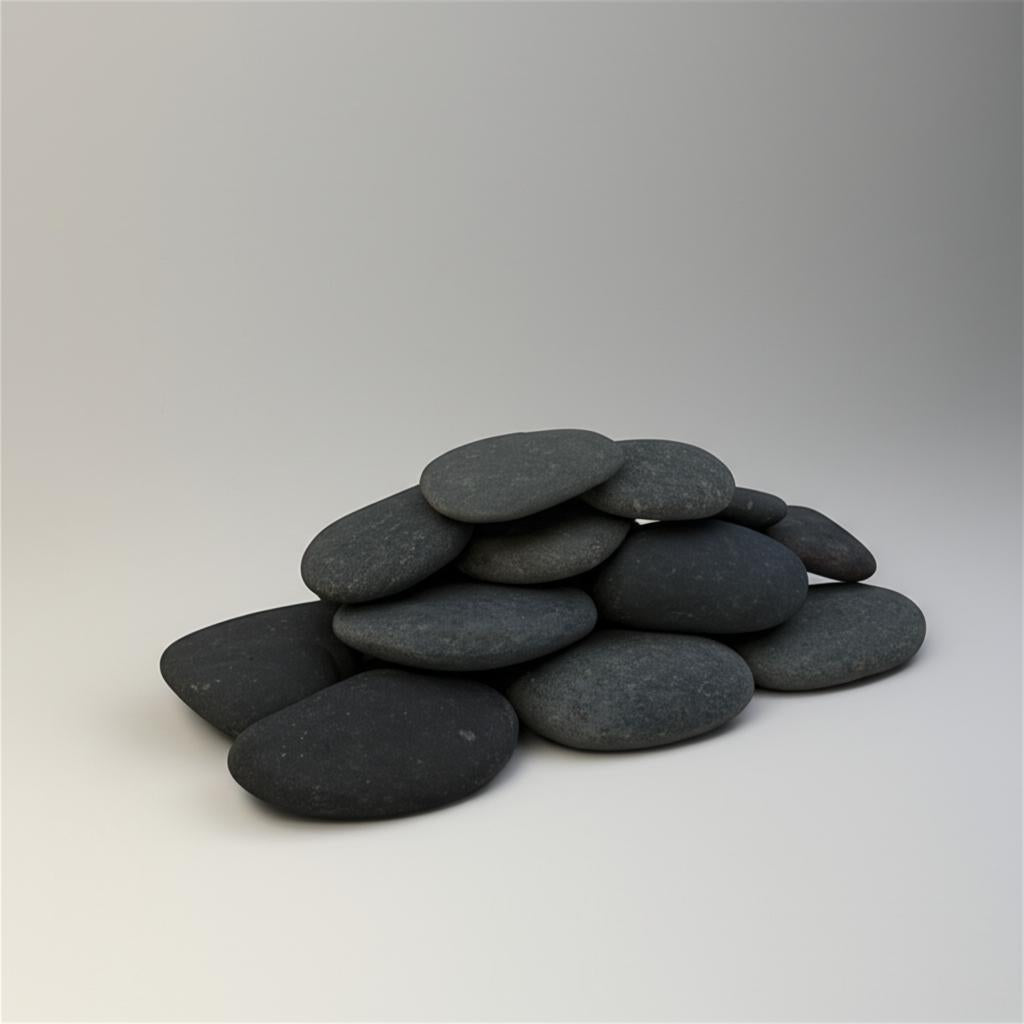 Vigoro 0.4 cu. ft. Bagged Mexican Beach Pebbles – Decorative Gray Landscape Rock, 32 lb