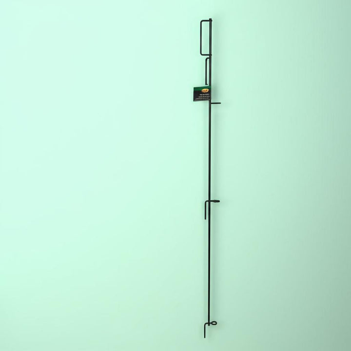 Vigoro 49 in. H Steel No-Dig Multi-Purpose Black Latch for Metal Fence Posts