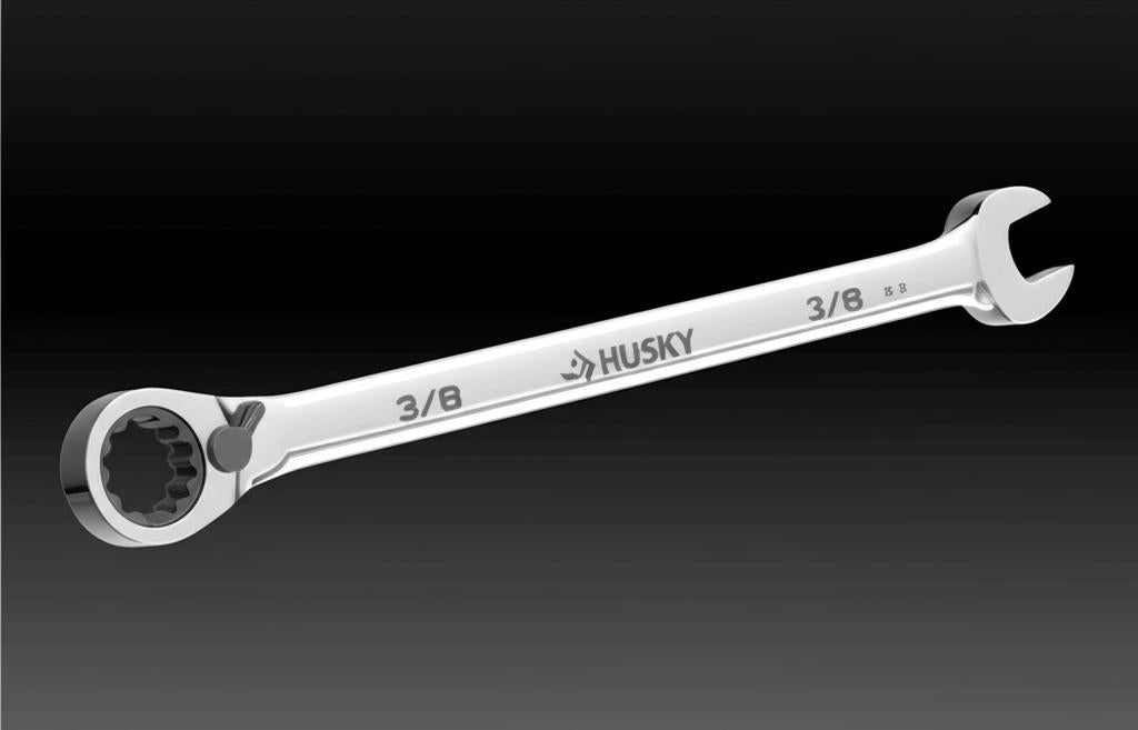 Husky 3/8 in. Reversible Ratcheting Combination Wrench