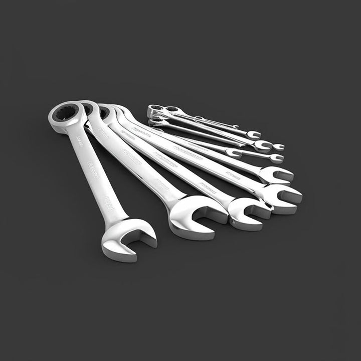 Husky Ratcheting MM Combination Wrench Set (7-Piece)