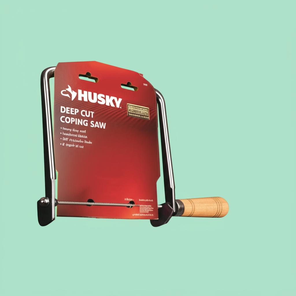 Husky 6-Inch Coping Saw with Wood Handle