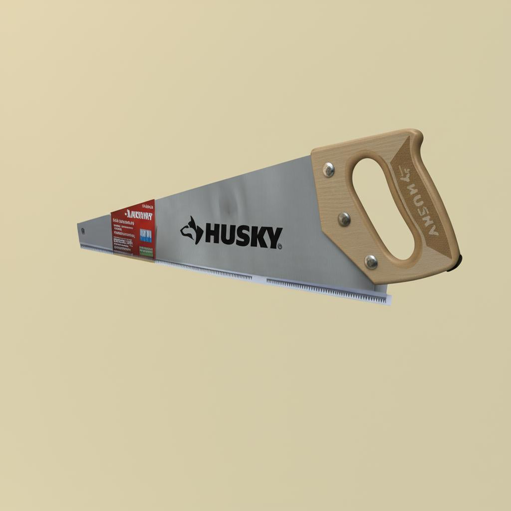Husky 20 in. Tooth Saw with Wood Handle