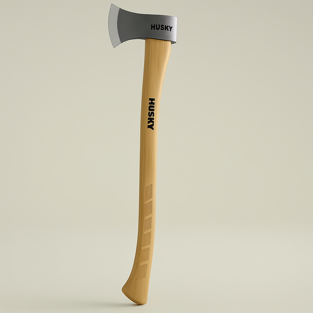 Husky 4LB Single Bit Michigan Axe with 35" American Hickory Handle