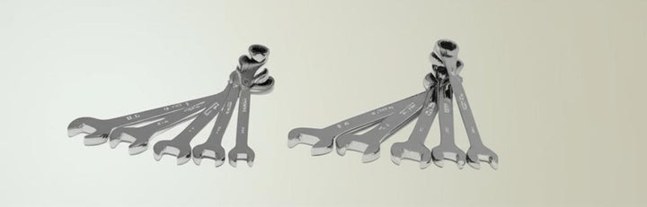 Husky Ratcheting Combination Wrench Set, SAE/MM (10-Piece)