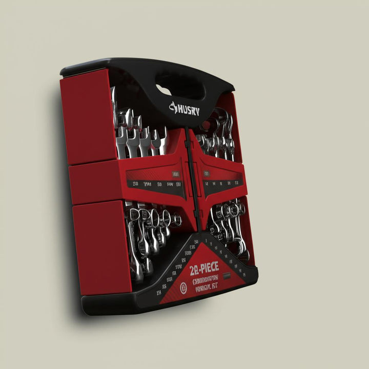 Husky 28-Piece Combination Wrench Set with Lifetime Warranty