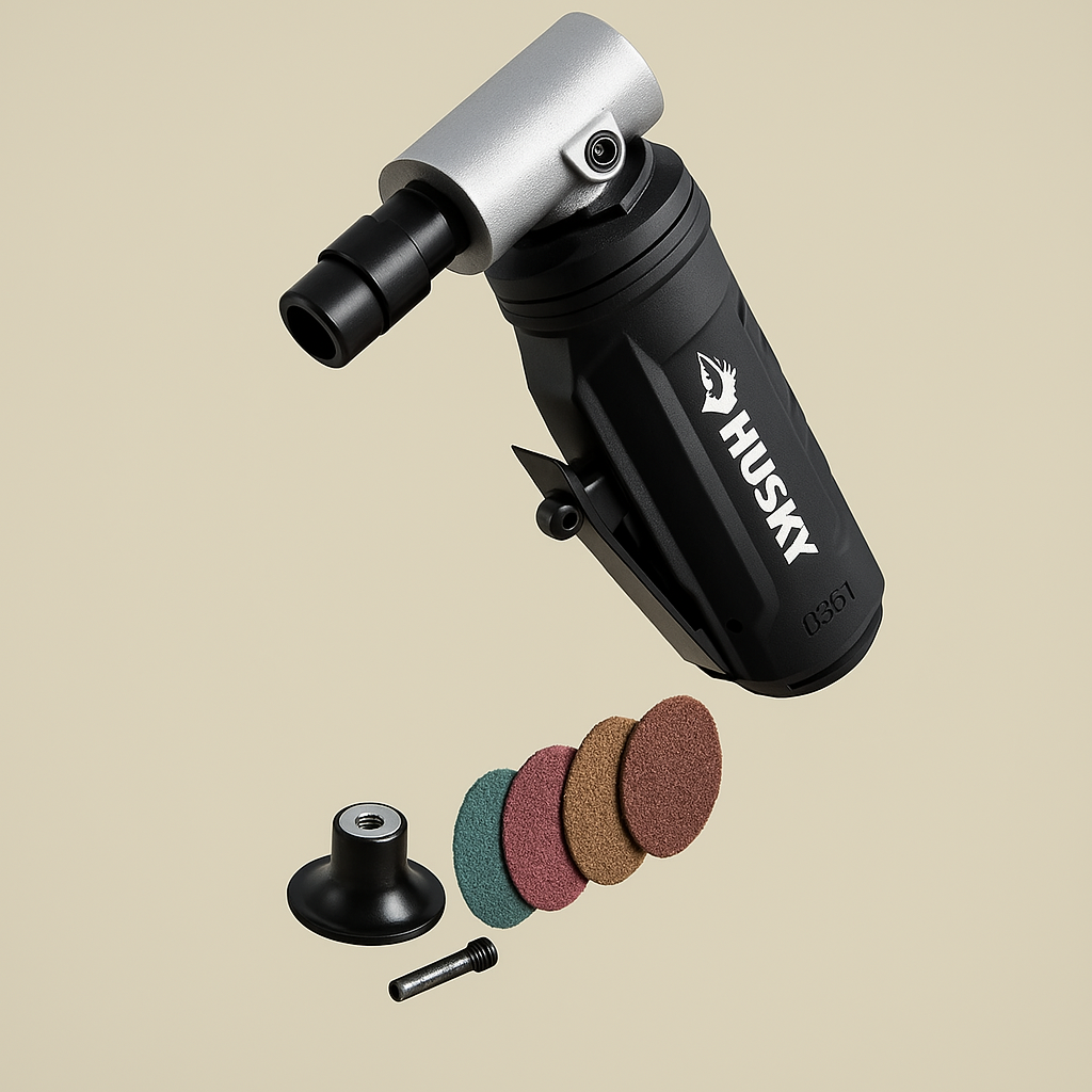 Husky 1/4 in. Angle Die Grinder with Accessory Kit