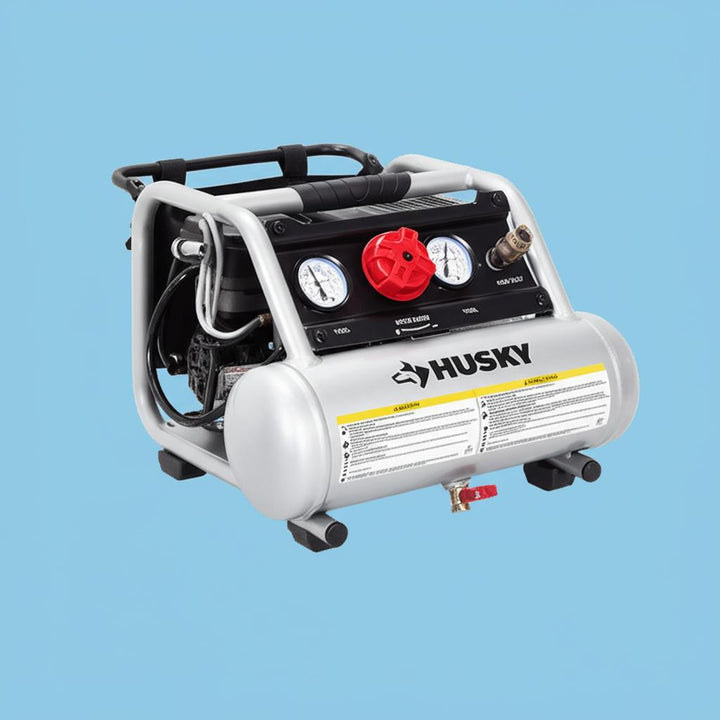 Husky 1 Gal. Portable Electric Silent Air Compressor