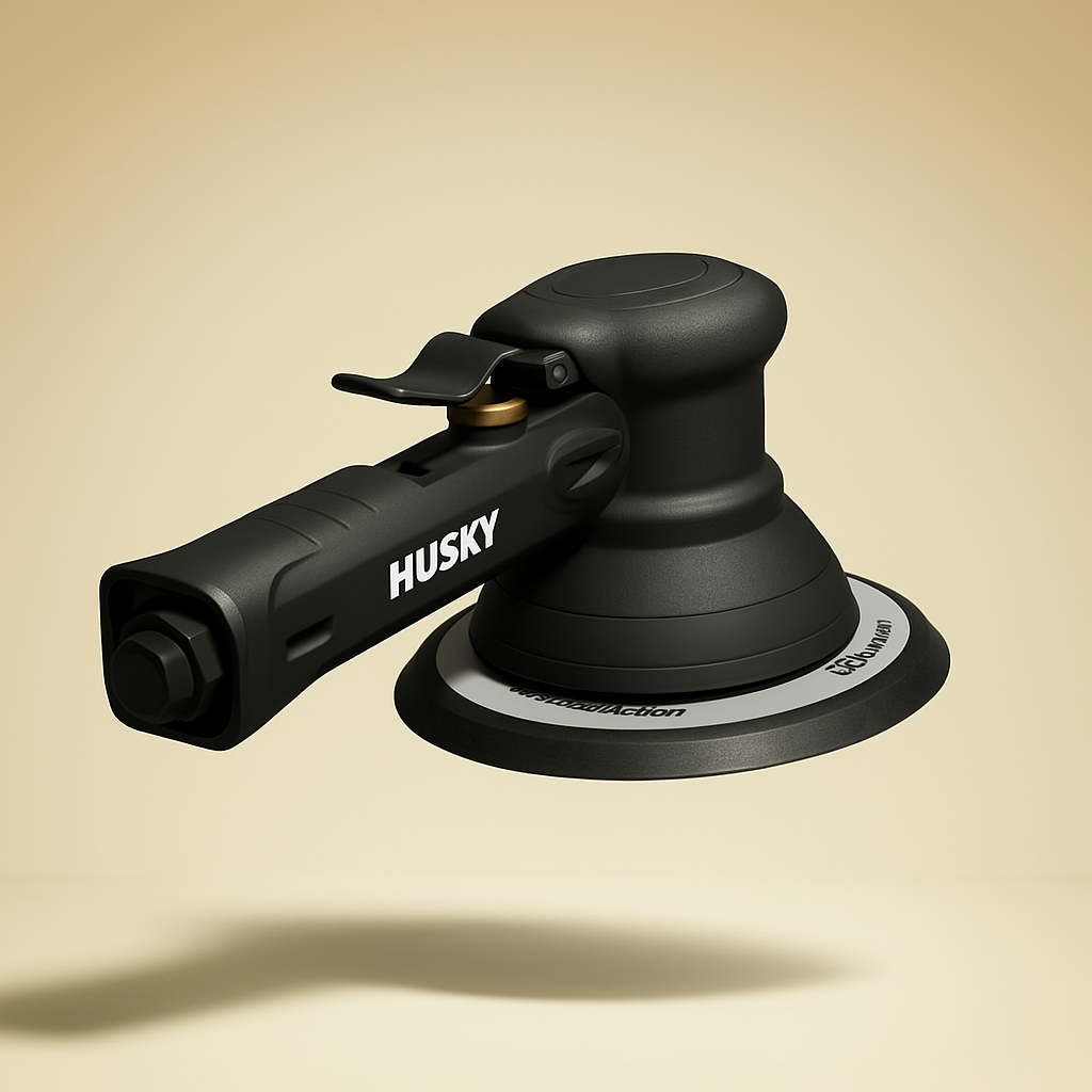 Husky 6 in. Dual Action Sander - Low Vibration, Lightweight