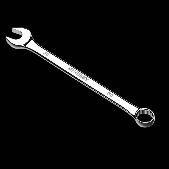 Husky 30 mm 12-Point Metric Full Polish Combination Wrench