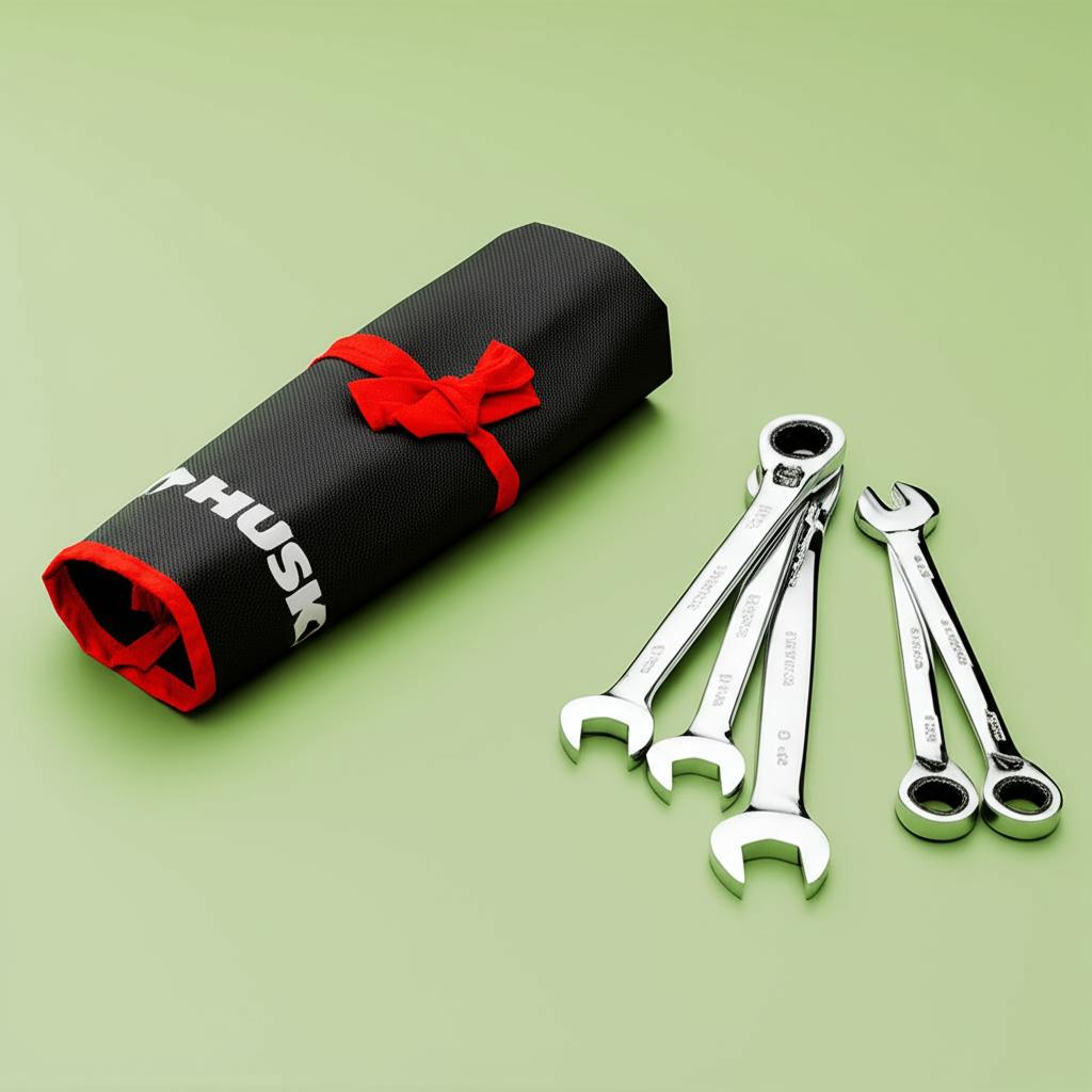 Husky Metric Ratcheting Combination Wrench Set (5-Piece)