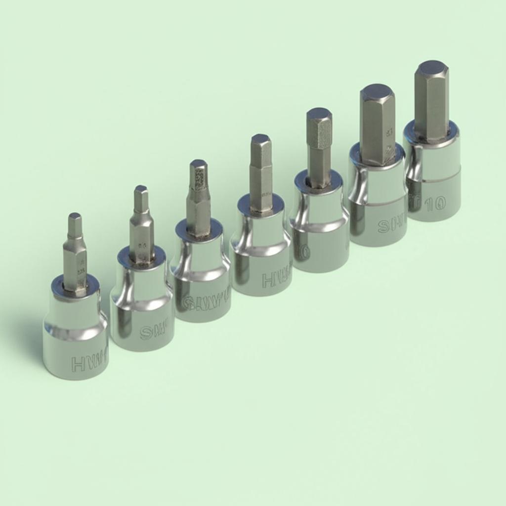 Husky 3/8 in. Drive Metric Hex Bit Socket Set (7-Piece)