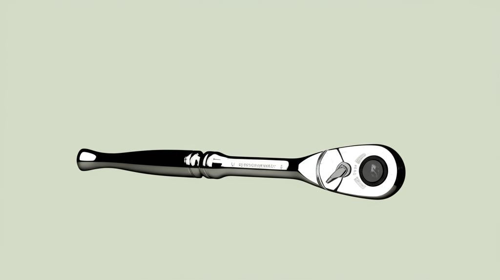 Husky 1/4 in. Drive 144-Tooth Pro Ratchet