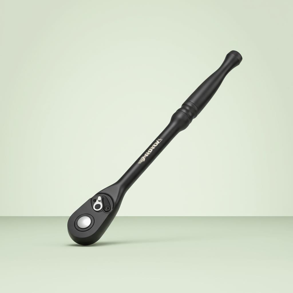 Husky 3/8 in. Drive 100-Position Low-Profile Long Handle Ratchet