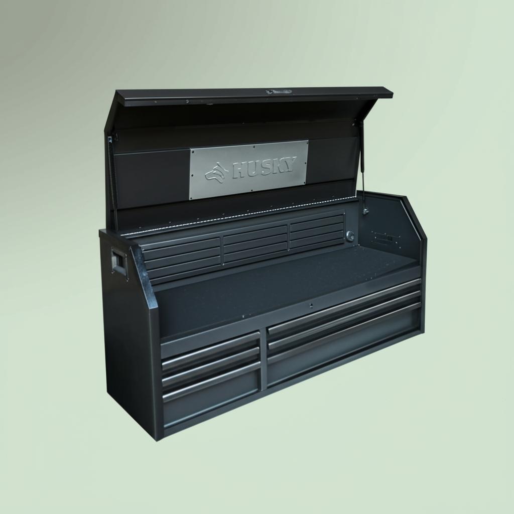 Husky Heavy-Duty 52-inch 6-Drawer Tool Chest in Matte Black