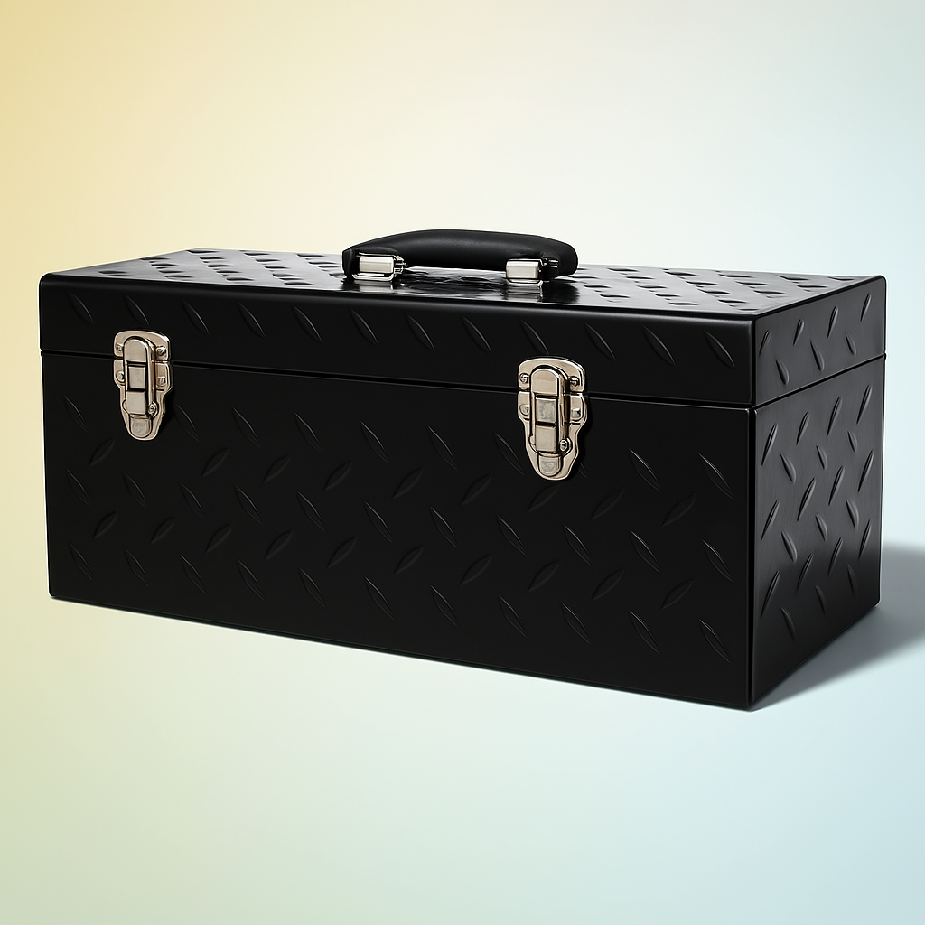 Husky 20 in. 3-Drawer Metal Portable Tool Box with Tray