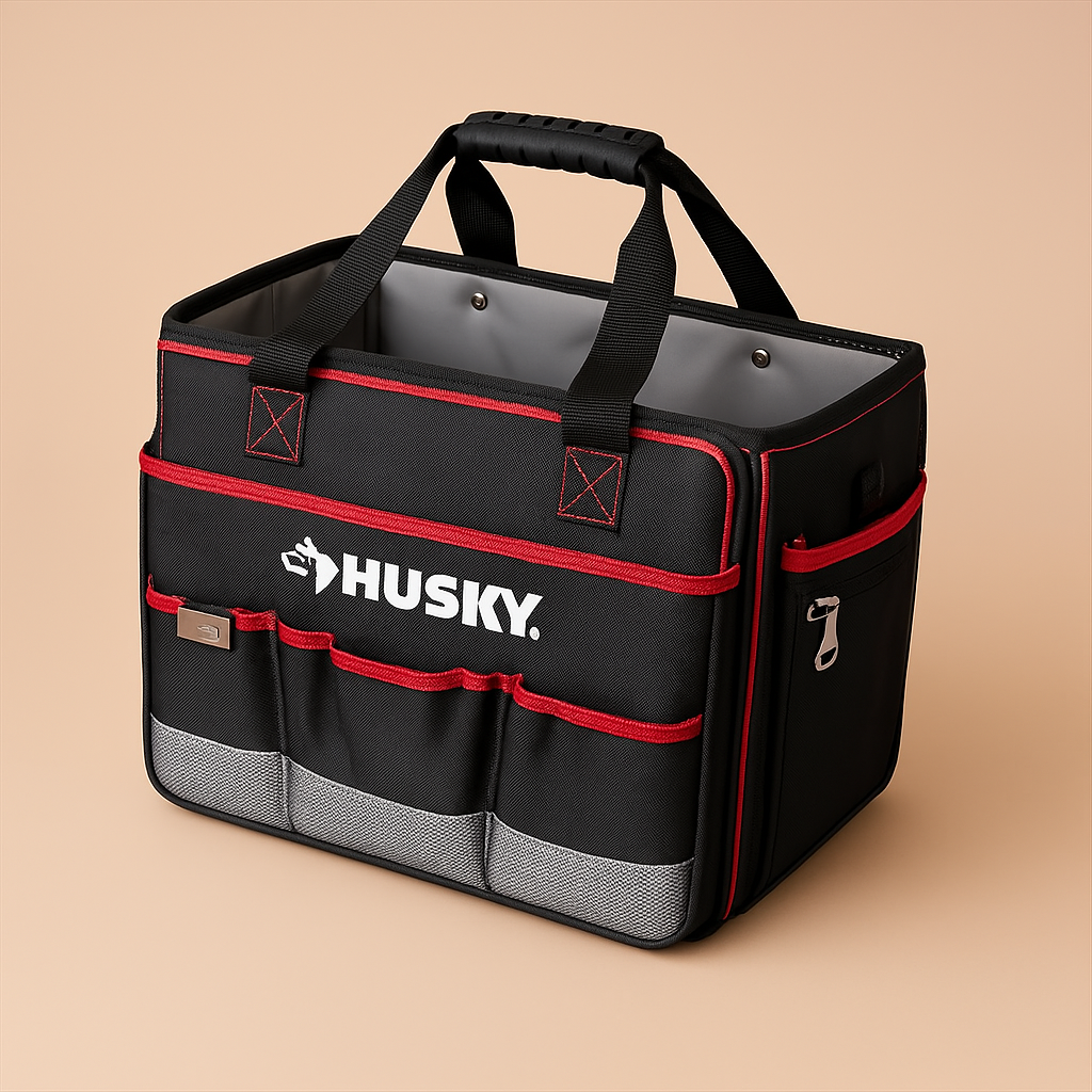 Husky 19 in. Pro Hybrid Tote with Tool Organizer