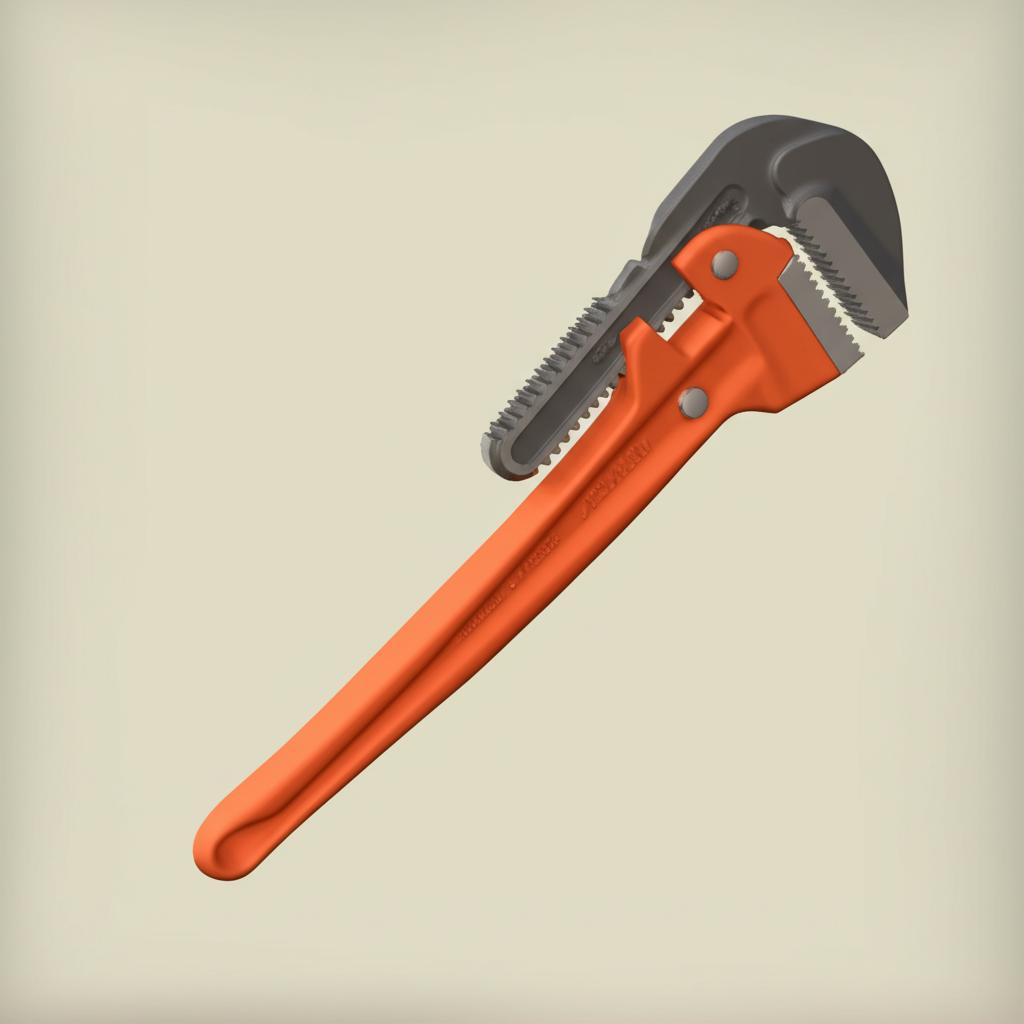 Husky 12.99 in. Heavy-Duty Pipe Wrench