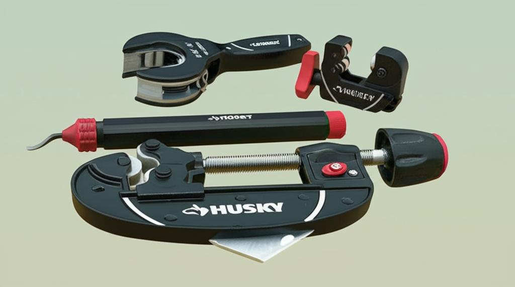 Husky Tube Cutter and Deburring Tool Bundle