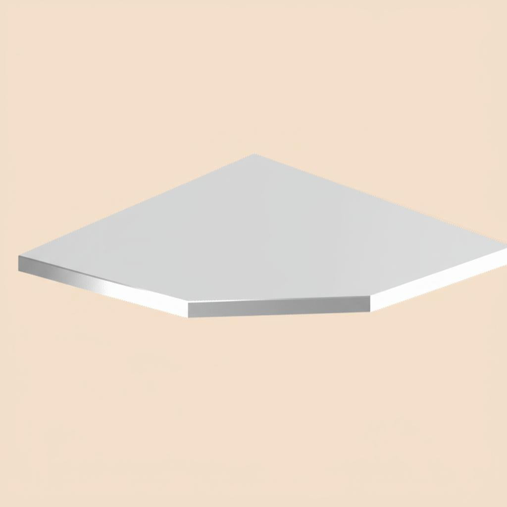Husky 28 in. Stainless Steel Corner Work Surface for Regular Duty Welded Steel Corner Garage Base Cabinet