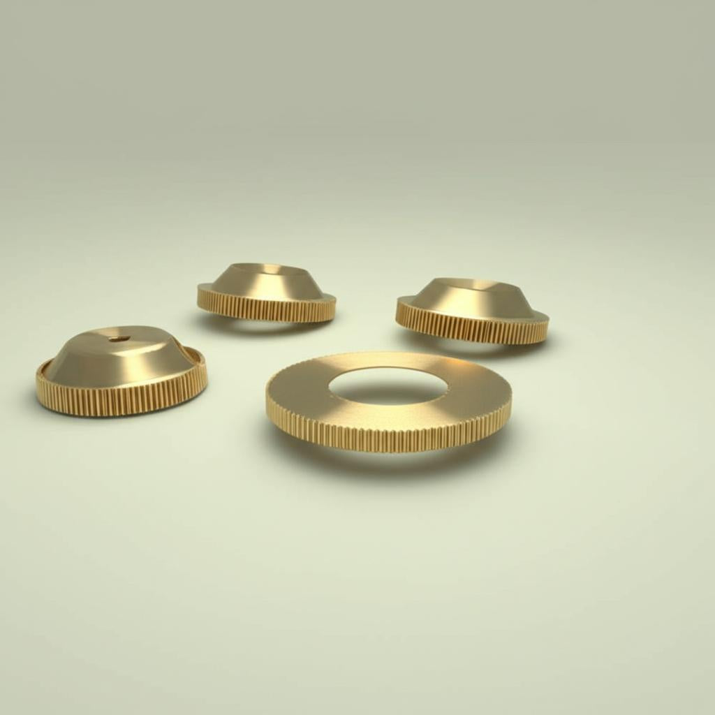 Husky Hopper Gun Texture Sprayer Replacement Nozzles (3-Pack) – Brass, Fits Husky Drywall Texture Hopper Gun
