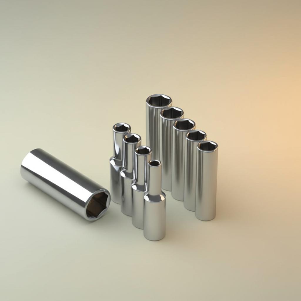 Husky 1/4 in. Drive Deep SAE Socket Set (10-Piece) – Chrome Alloy Steel, Polished Finish