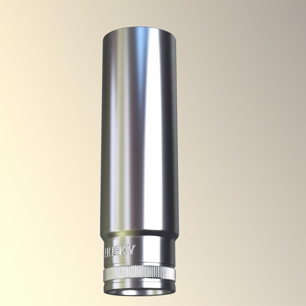 Husky 1/2 in. Drive 17 mm 12-Point Metric Deep Socket