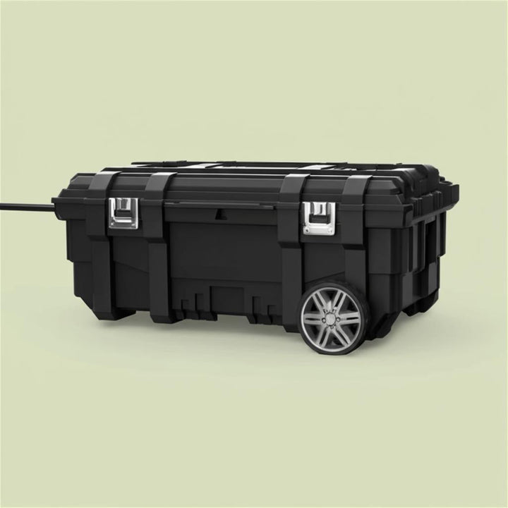 Husky 25 Gal. Connect Rolling Tool Box with All-Terrain Wheels