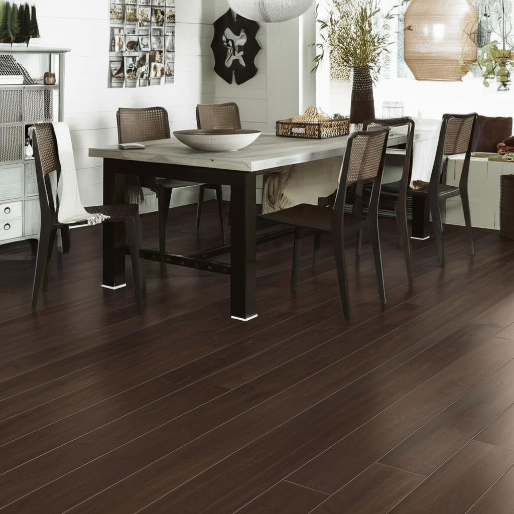 Home Decorators Collection Hand Scraped Strand Woven Bamboo Flooring - Chai Finish