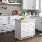 Home Decorators Collection Newport Pacific White Shaker Kitchen Cabinet