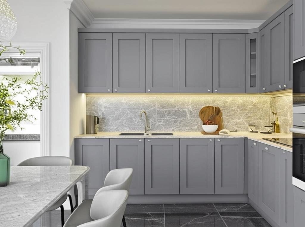 Home Decorators Collection Tremont Pearl Gray Shaker Wall Kitchen Cabinet