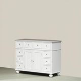 Home Decorators Collection Hampton Harbor 44" Single Sink Vanity with White Marble Top