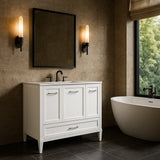 Home Decorators Collection Claxby 48-Inch White Bathroom Vanity Cabinet