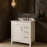 Home Decorators Collection Westcourt 30 in. White Bathroom Vanity Cabinet