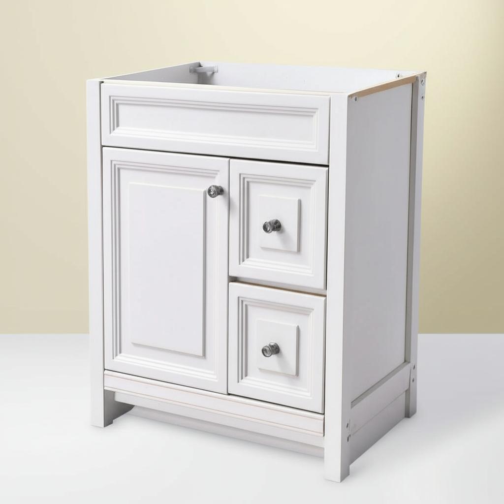 Home Decorators Collection Brinkhill 30-Inch Cream Bathroom Vanity Cabinet