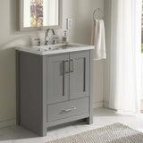 Home Decorators Collection Westcourt 24-Inch Bathroom Vanity Cabinet in Sterling Gray