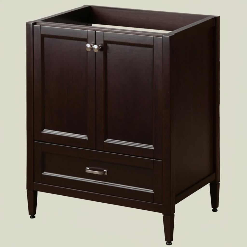 Home Decorators Collection Claxby 30-Inch Chocolate Bathroom Vanity Cabinet