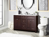 Home Decorators Collection Brinkhill 60-Inch Chocolate Bathroom Vanity