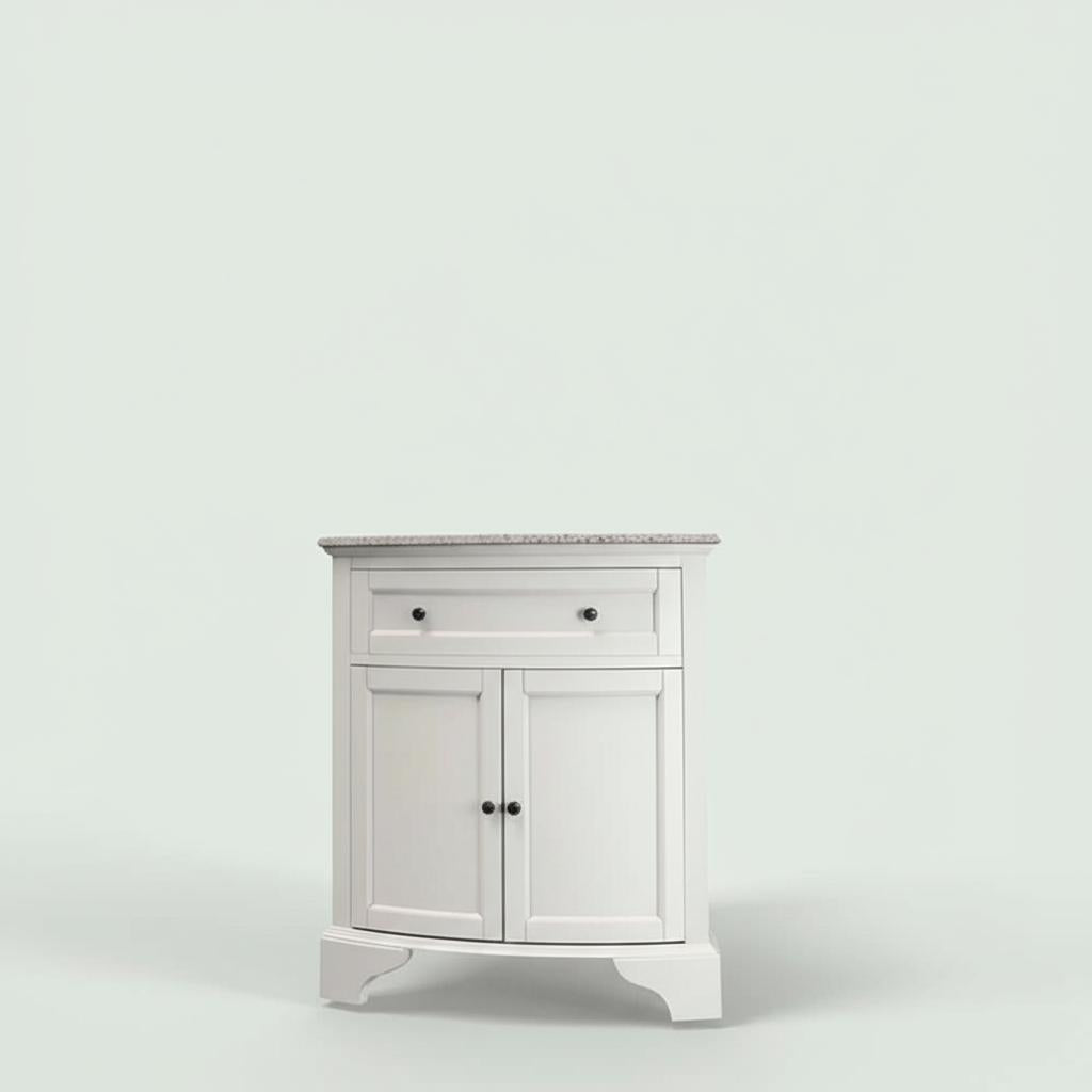 Home Decorators Collection Hamilton 31" Corner Bath Vanity with Granite Top