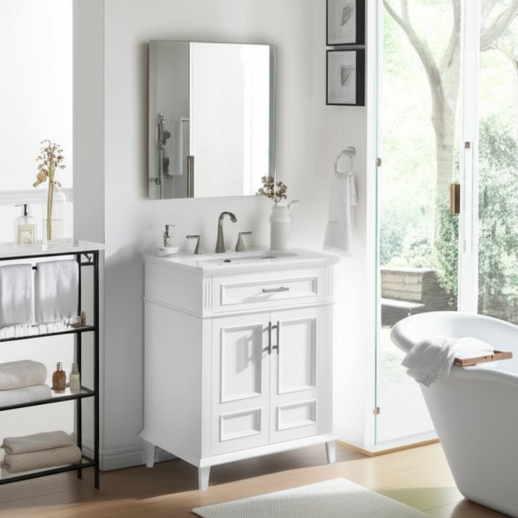Home Decorators Collection Highgate 30-inch Bathroom Vanity with Cultured Marble Top