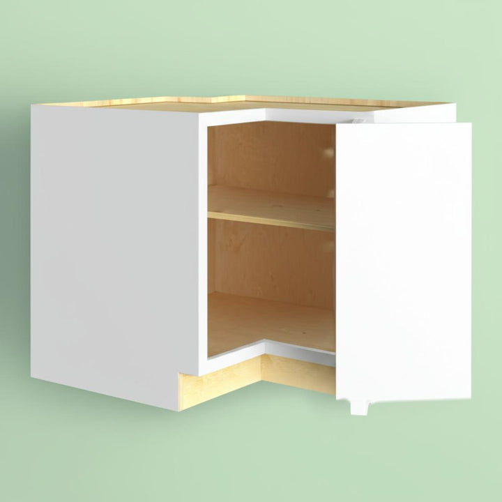 Home Decorators Collection Newport Pacific White Shaker Corner Kitchen Cabinet