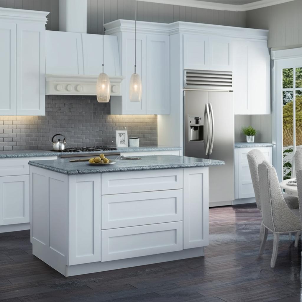 Home Decorators Collection Newport Pacific White Drawer Base Kitchen Cabinet